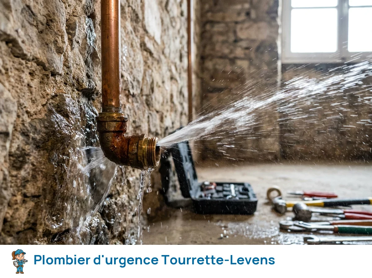 Plombier d'urgence à Tourrette-Levens