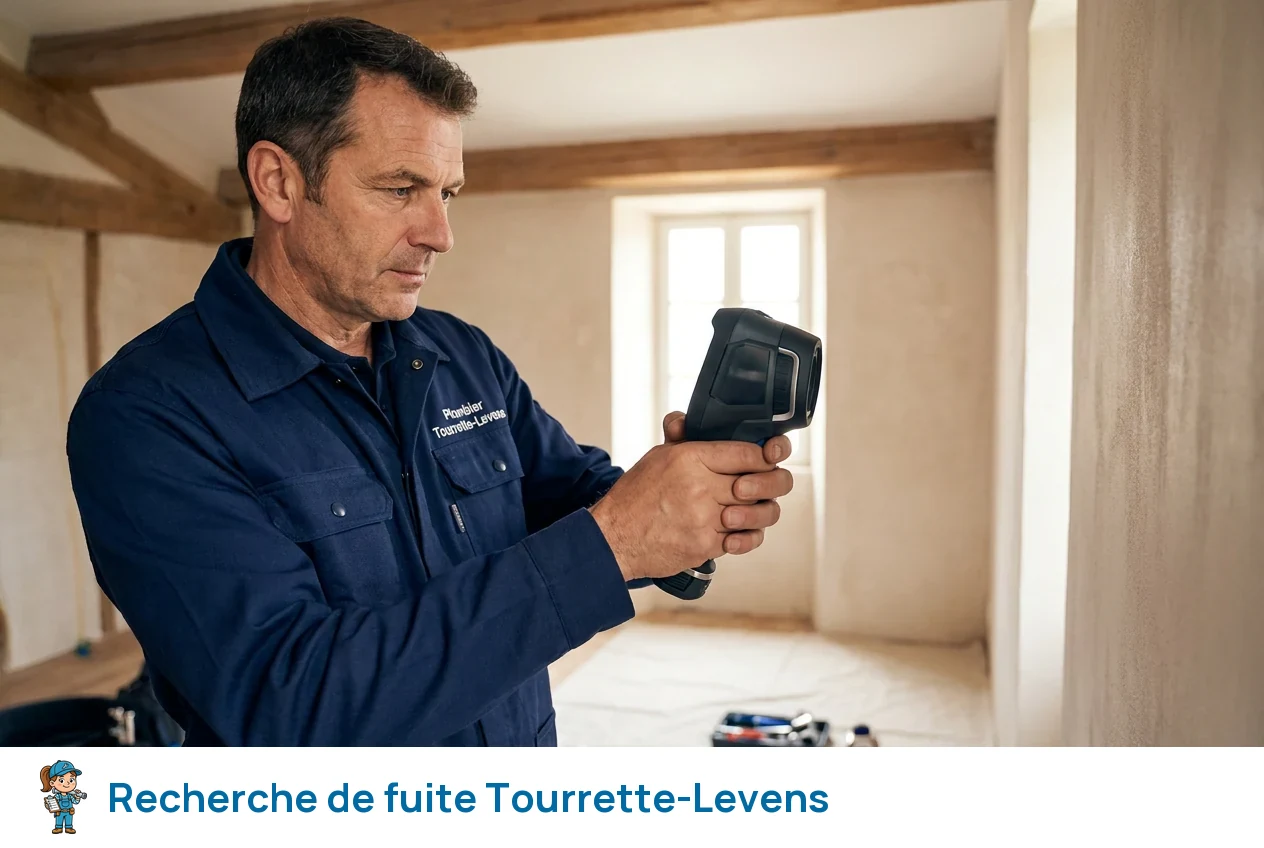 Recherche de fuite à Tourrette-Levens