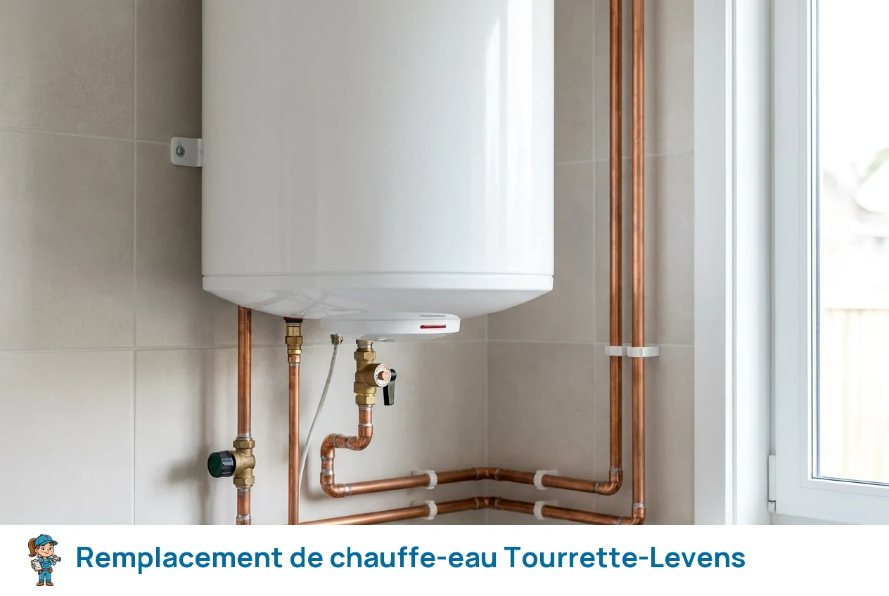 Remplacement de chauffe-eau à Tourrette-Levens