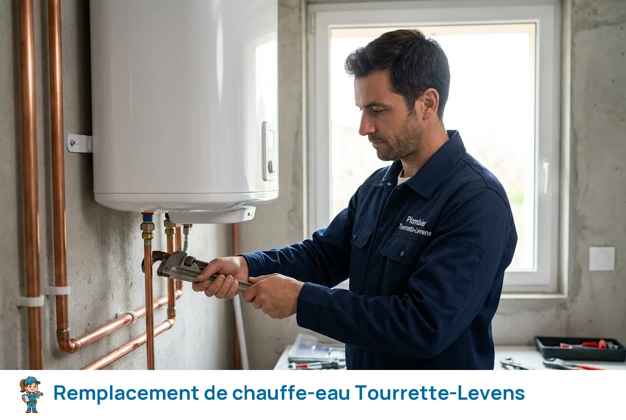 Remplacement de chauffe-eau à Tourrette-Levens