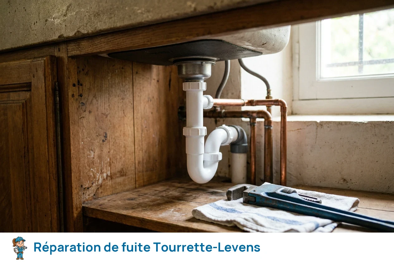 Réparation de fuite à Tourrette-Levens